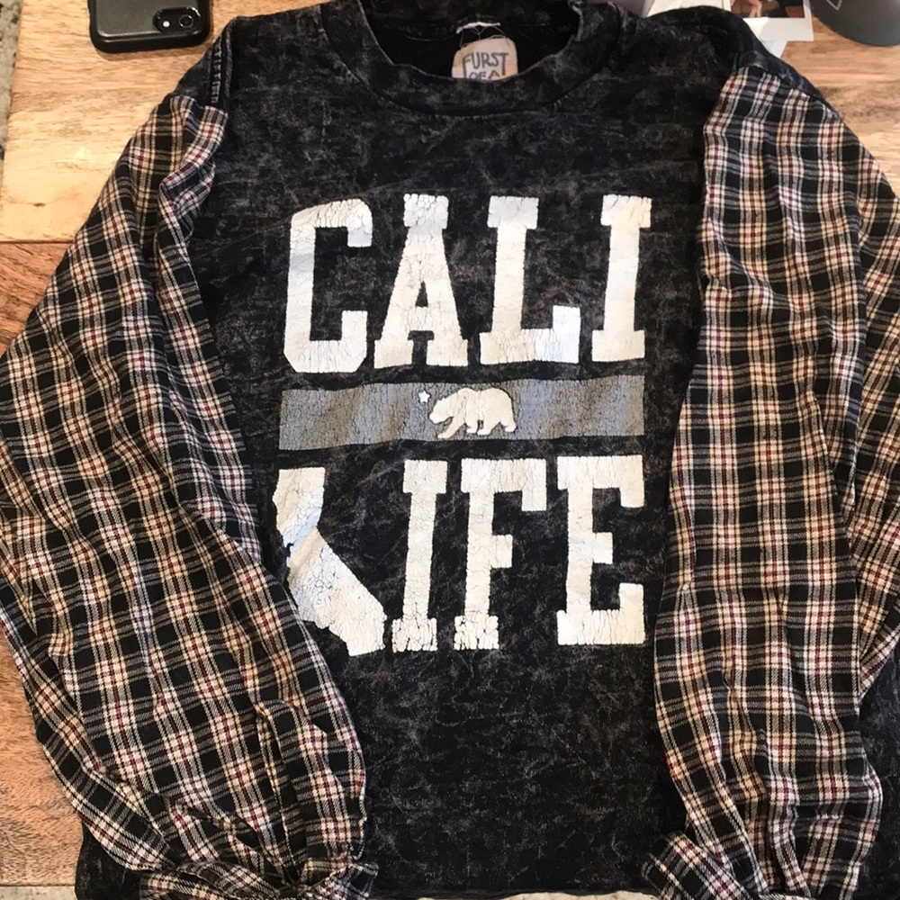 Long sleeve vintage tshirt